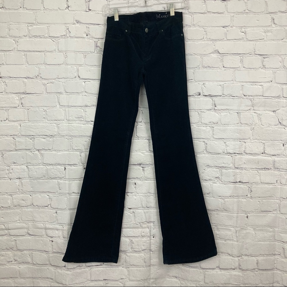 BLANKNYC Black flared corduroy pants